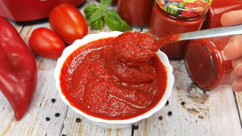 تصویر 2 از رب گوجه فرنگی طبیعی ارگانیک انتخابی ویژه برای آشپزی سالم با طعم خالص و بدون مواد نگهدارنده